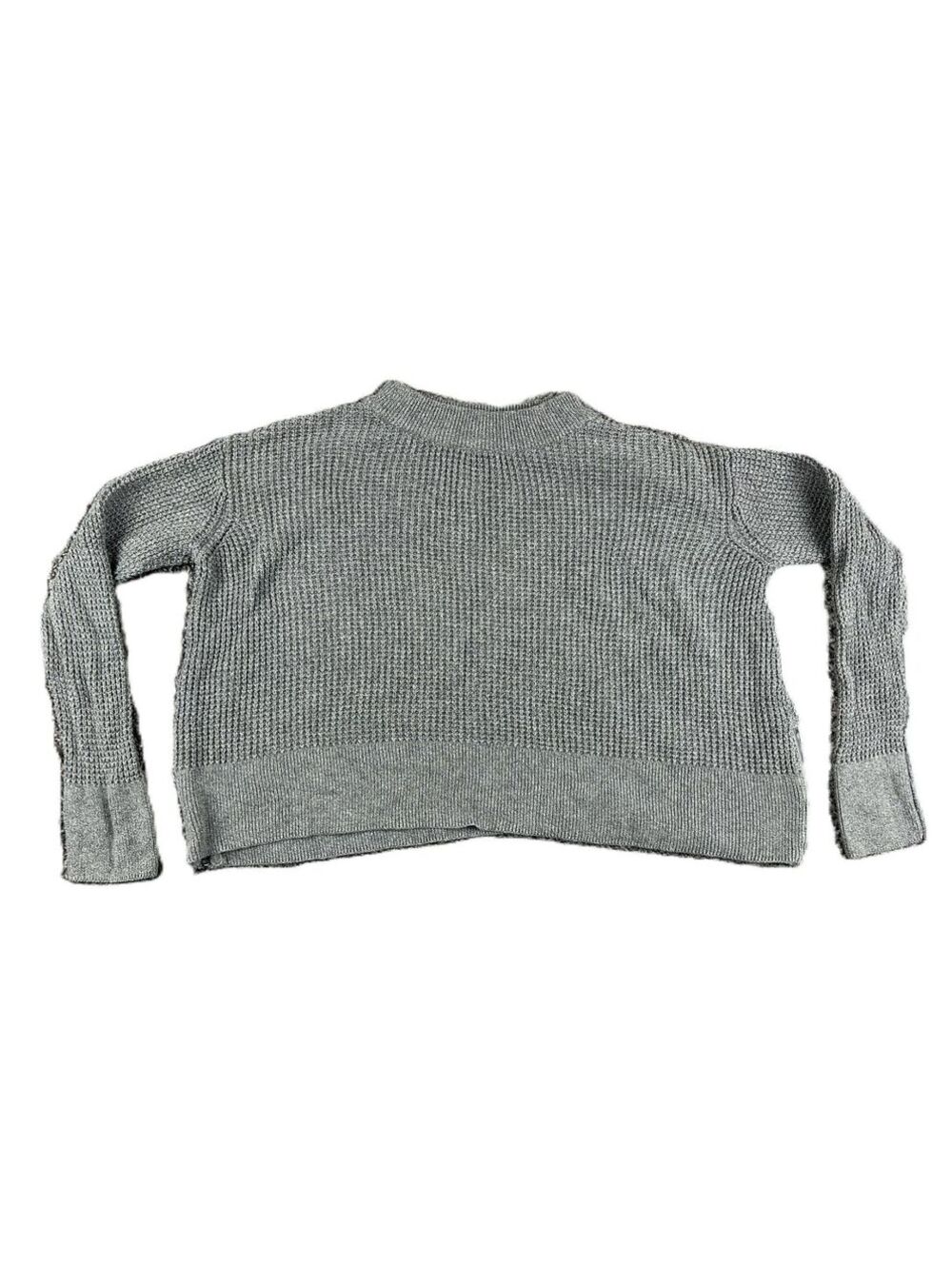 VETTA Capsule Organic Cotton Waffle Knit Crewneck Sweater Size XS Luxury